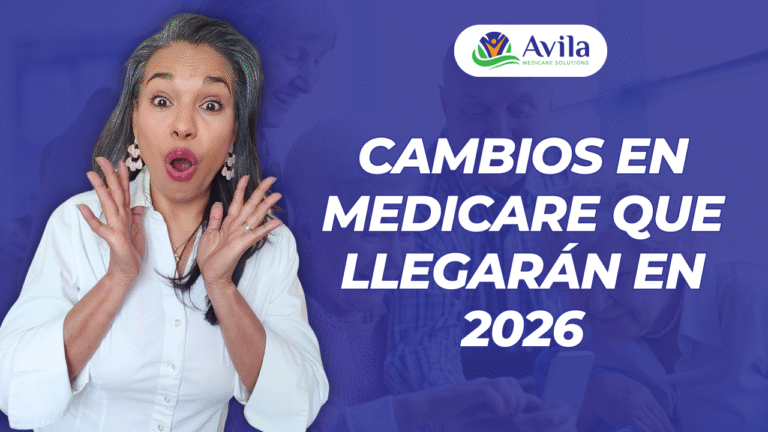 Cambios de Medicare para el 2026