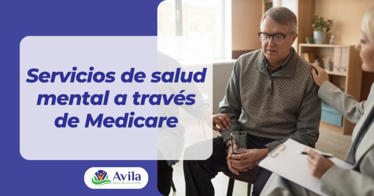Servicios de salud mental a través de Medicare