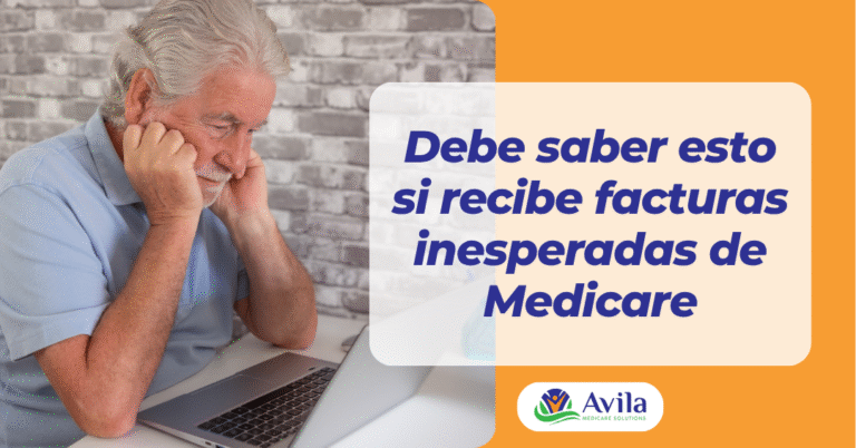 facturas inesperadas después de usar Medicare